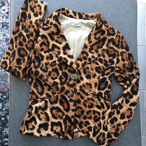 GAIA Leopard Blazer